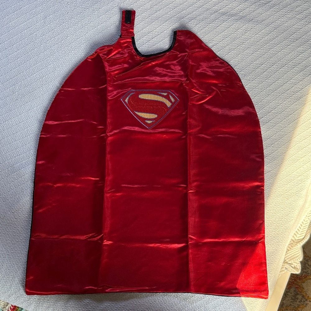 Reversable Batman and Superman Cape for Kids